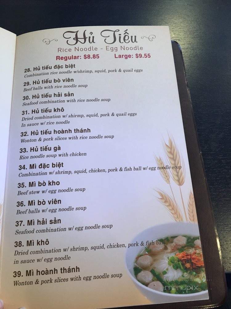 Pho VN Vietnamese Restaurant - Union City, CA menu_pic