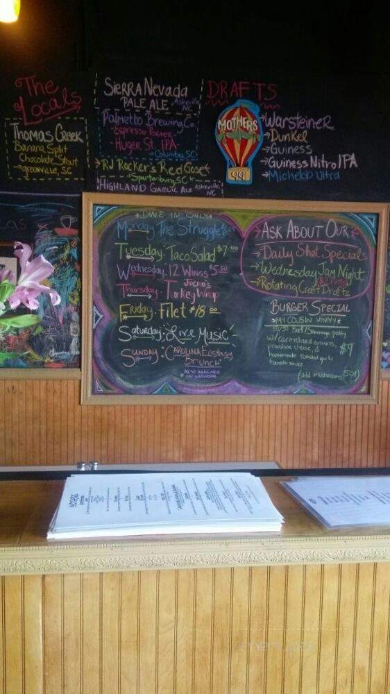 Mothers - Spartanburg, SC menu_pic