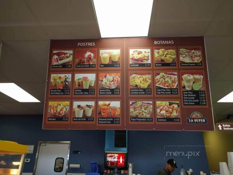 La Super 3 - Plano, TX menu_pic