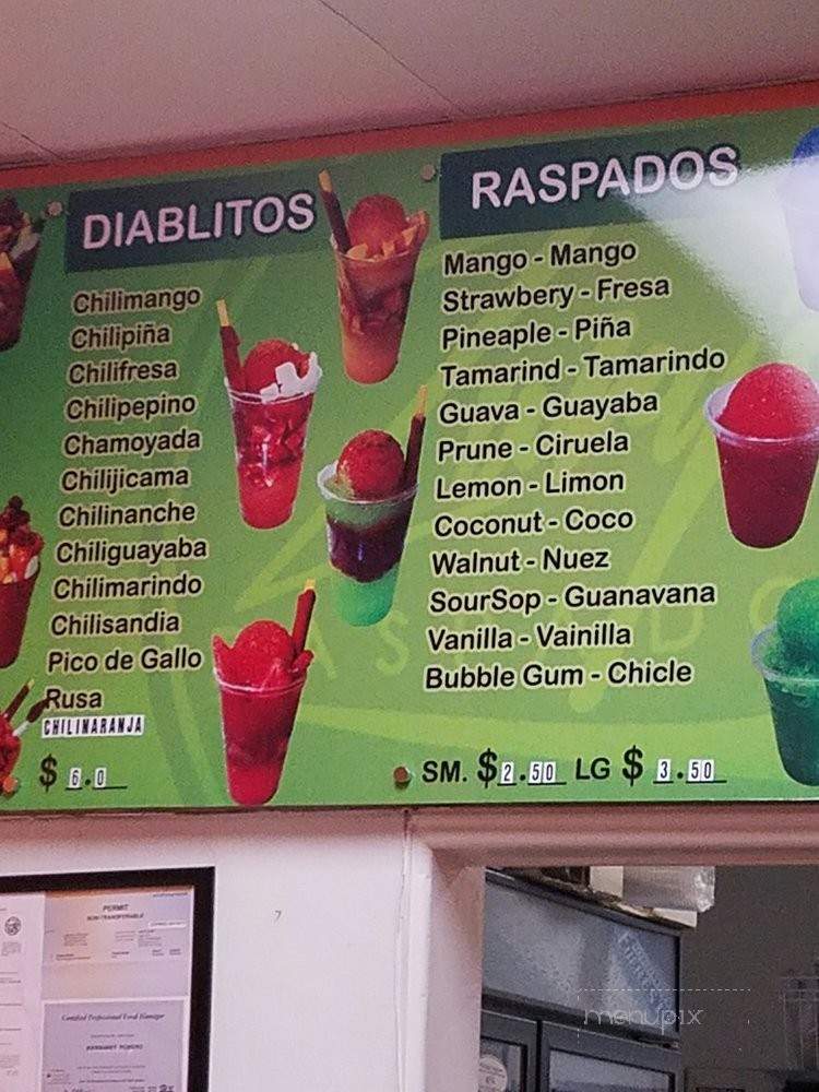 Zury's Raspados - Ontario, CA menu_pic