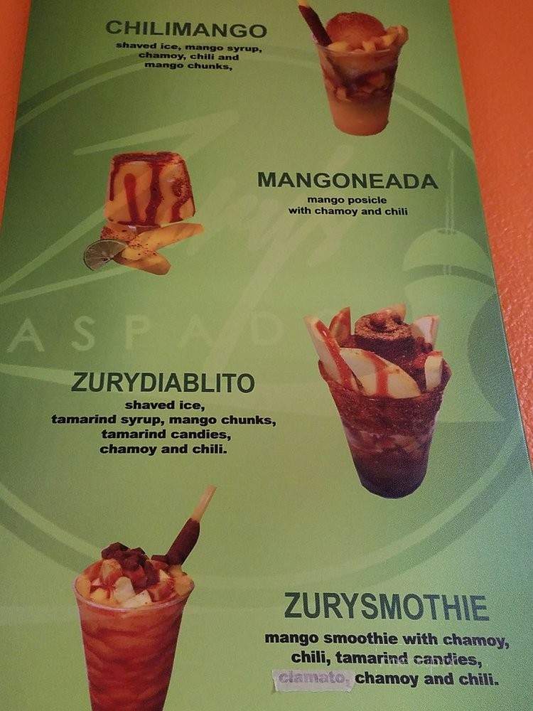 /28603159/Zurys-Raspados-Menu-Ontario-CA - Ontario, CA