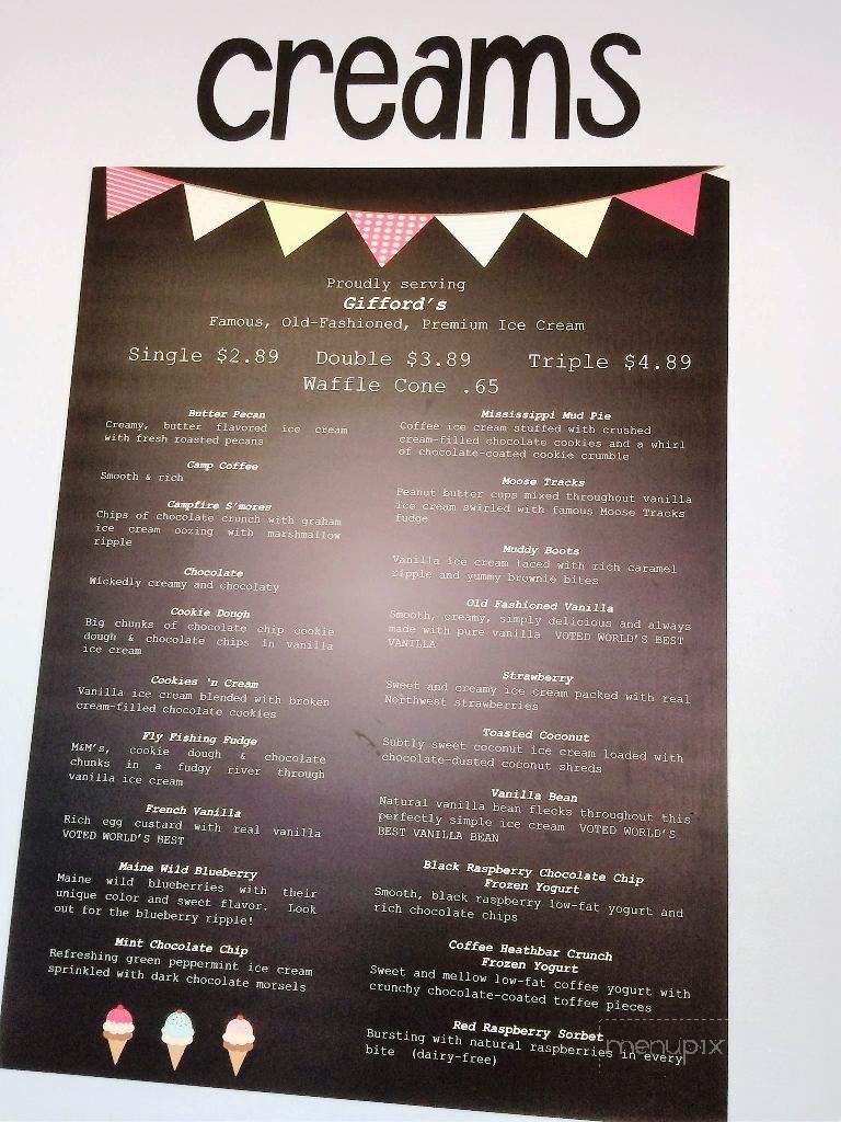 Cookies & Cream - Haymarket, VA menu_pic