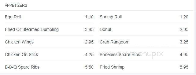 Hibachi Grill Buffet - Manchester, CT menu_pic