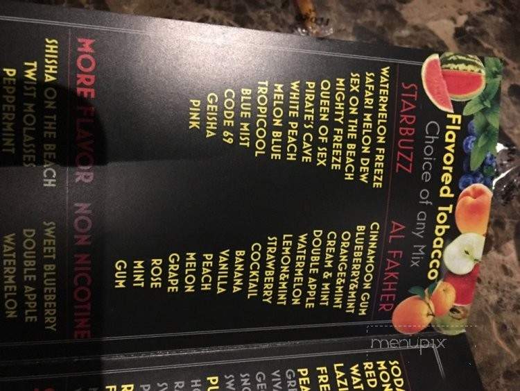 Casablanca Hookah Lounge - Mechanicsburg, PA menu_pic