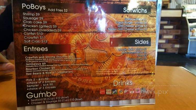 SotSot - Indianapolis, IN menu_pic