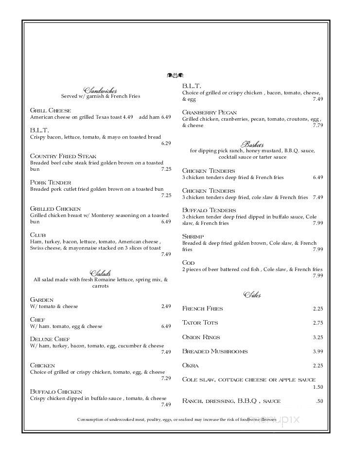 /28609298/Deb-And-Lous-Cafe-Menu-Gainesville-MO - Gainesville, MO