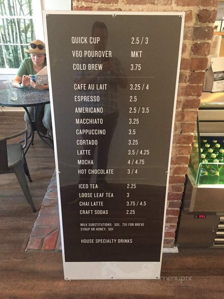 Relampago Coffee Lab - St. Augustine, FL menu_pic