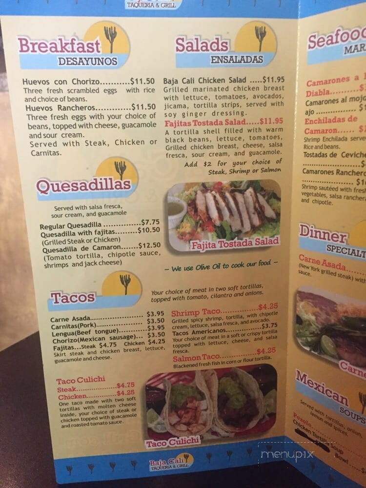 /28610902/Baja-Cali-Taqueria-and-Grill-Menu-Orinda-CA - Orinda, CA