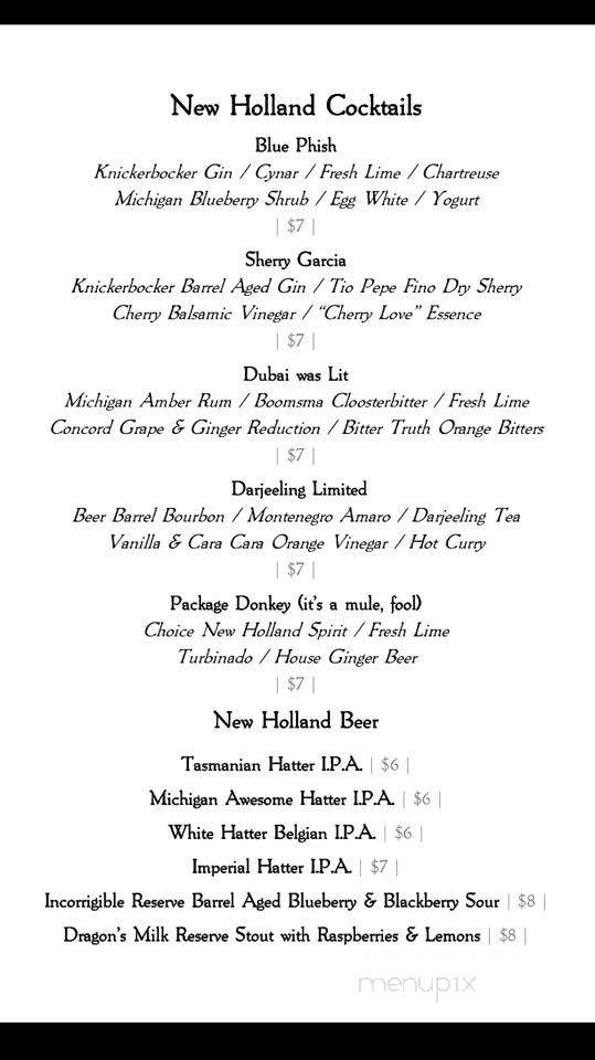Town Council Kitchen - Neenah, WI menu_pic