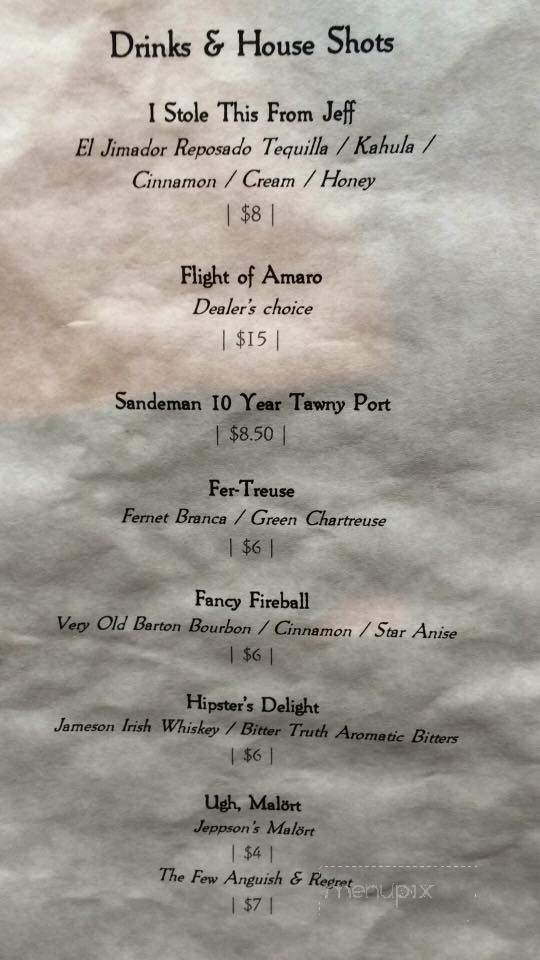Town Council Kitchen - Neenah, WI menu_pic