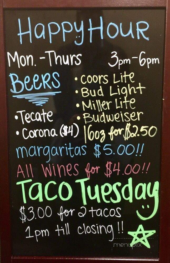 Tato's Mexican Grill & Cantina - Manteca, CA menu_pic