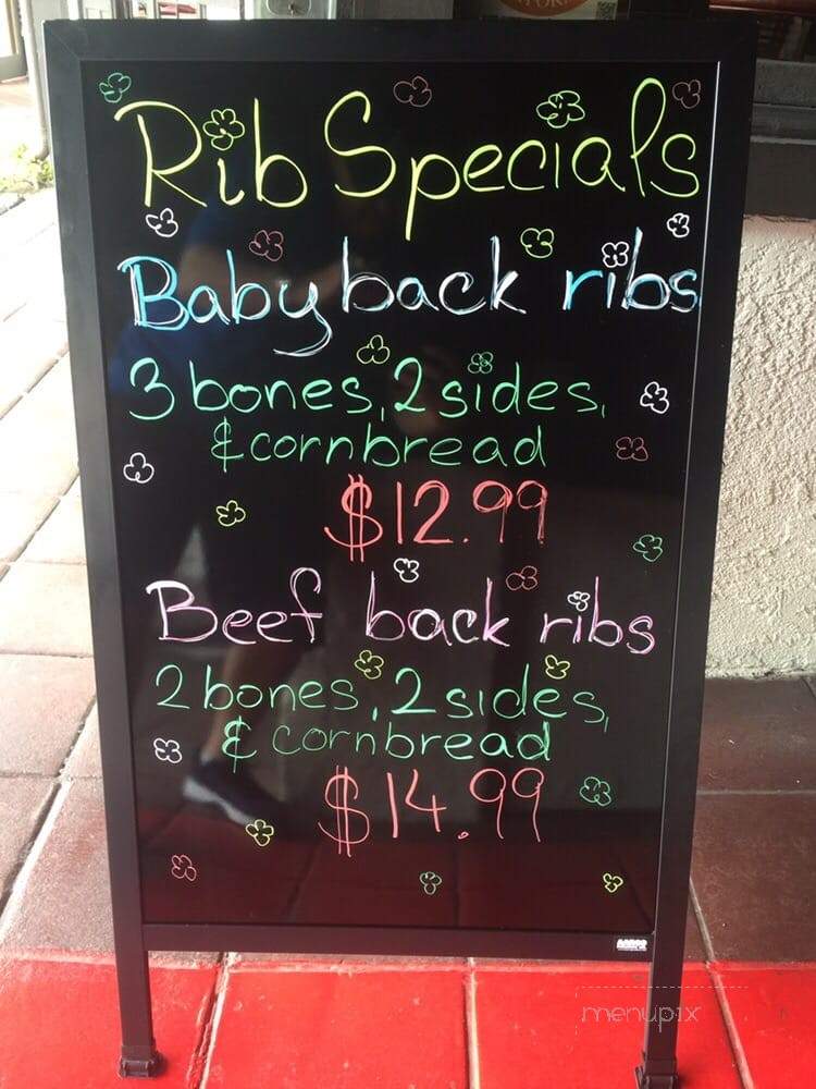 Firehouse Ribs & More - San Clemente, CA menu_pic