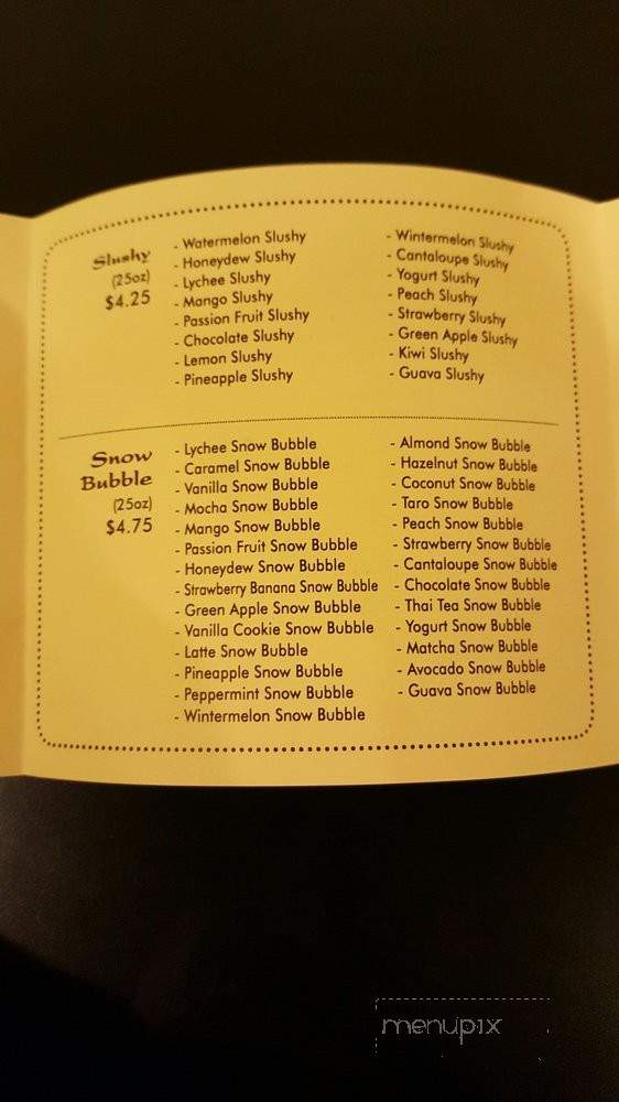 Tea 'n Tea - Northridge, CA menu_pic