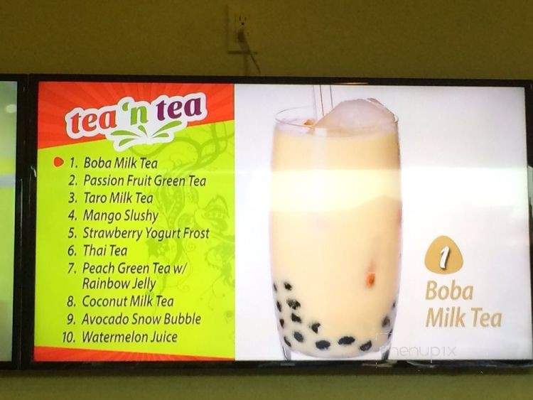 Tea 'n Tea - Northridge, CA menu_pic