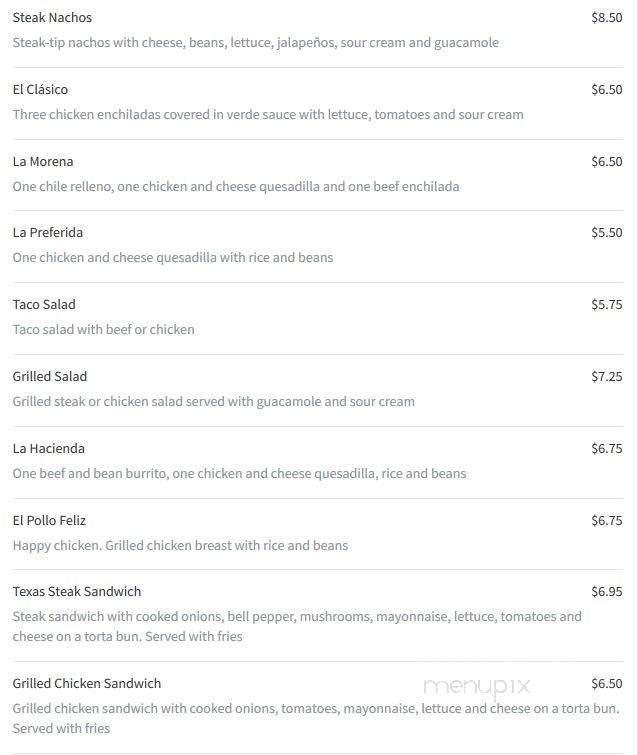 El Patron - Pensacola, FL menu_pic