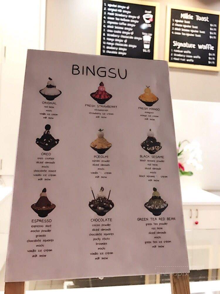 Milkie & Snowie - Pasadena, CA menu_pic