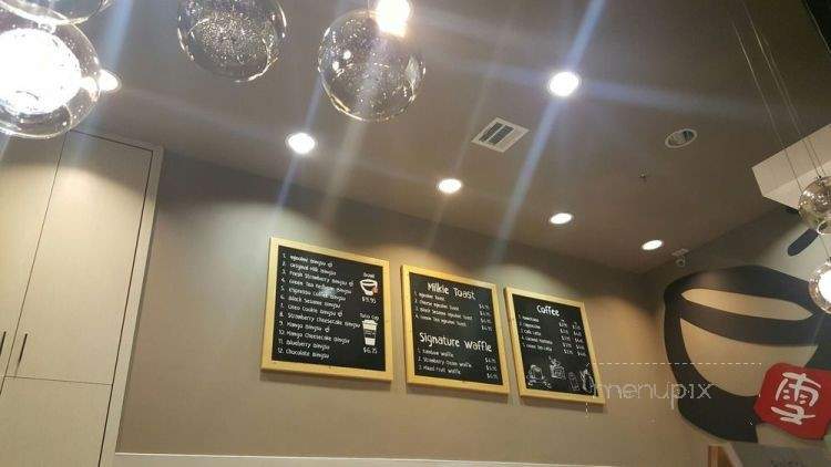 Milkie & Snowie - Pasadena, CA menu_pic