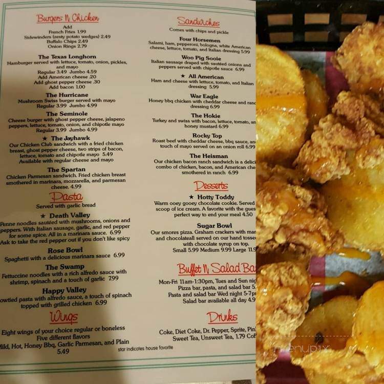 Dads Pizzeria - Waynesboro, TN menu_pic