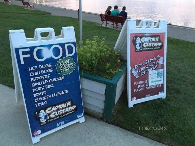 Captain Custard - Grand Haven, MI menu_pic