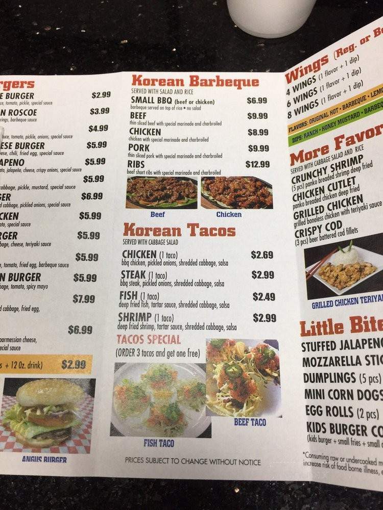 Corner Grille - Panorama City, CA menu_pic