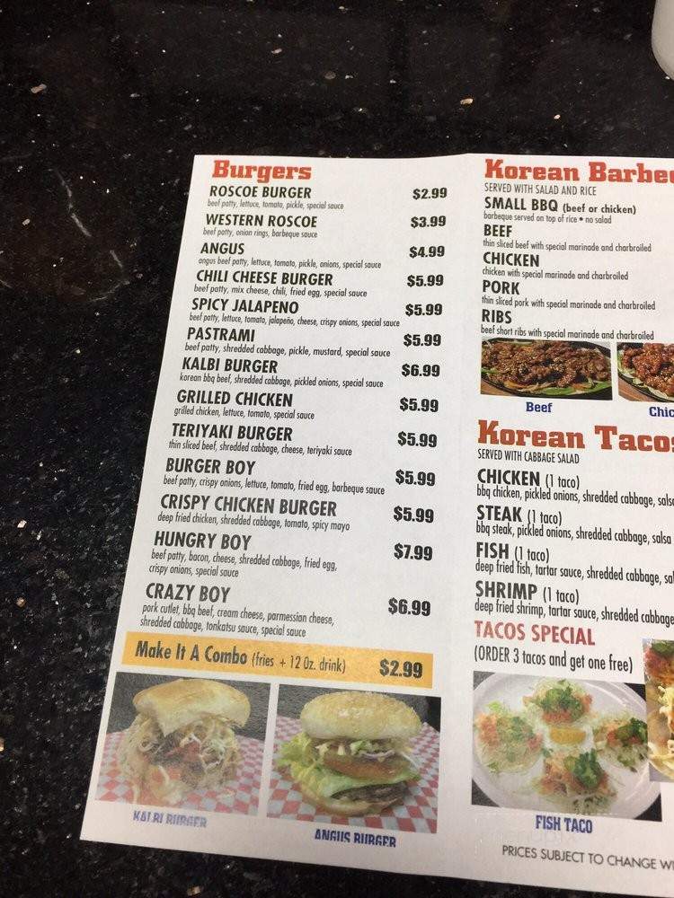 Corner Grille - Panorama City, CA menu_pic