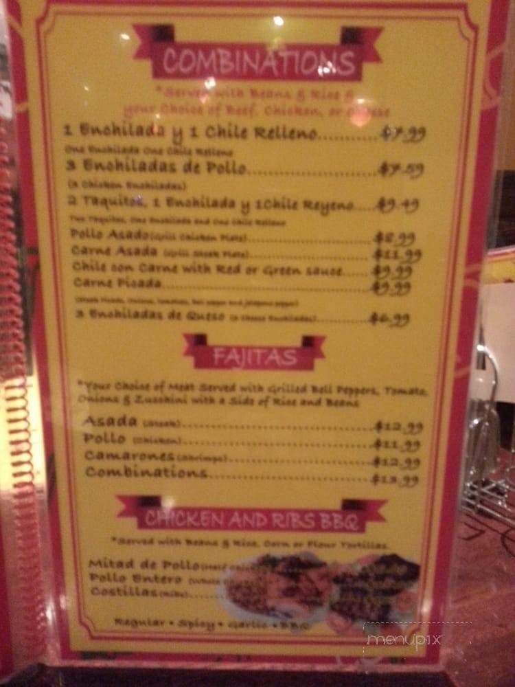 Gorditas Durango Mexican Grill - North Hollywood, CA menu_pic