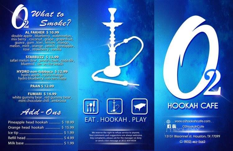 /28628370/O2-Hookah-Cafe-Menu-Houston-TX - Houston, TX