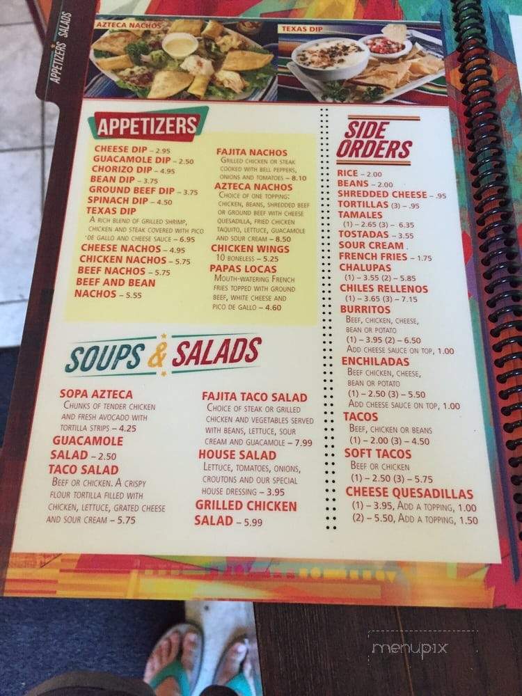 Sol Azteca - Bridgeport, WV menu_pic