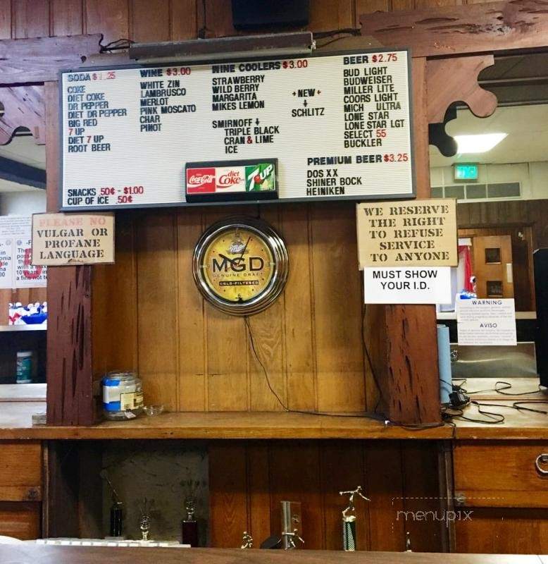 Rathskeller Bar - San Antonio, TX menu_pic
