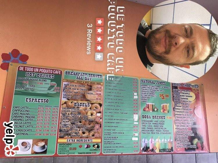 De Todo Un Poquito Cafe - Los Angeles, CA menu_pic