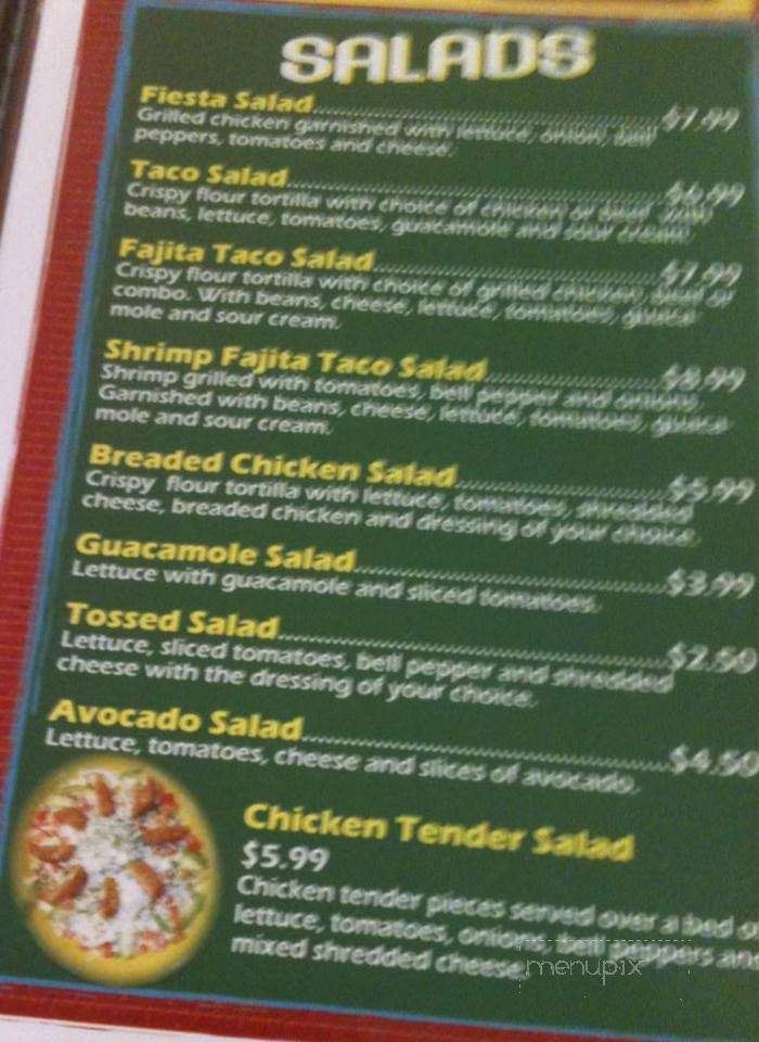 El Compadre - Magnolia, AR menu_pic