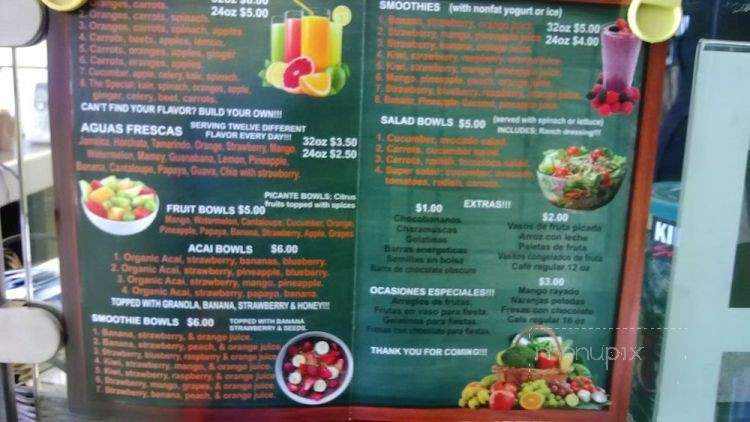 La Bona Energia - Van Nuys, CA menu_pic