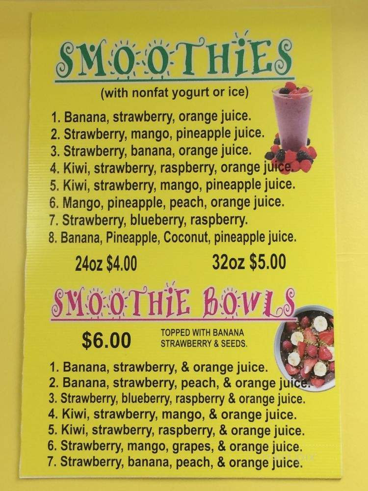 La Bona Energia - Van Nuys, CA menu_pic