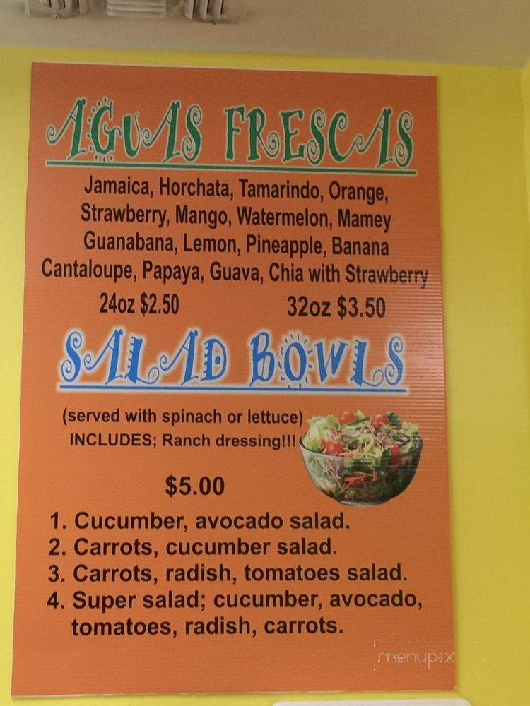 La Bona Energia - Van Nuys, CA menu_pic