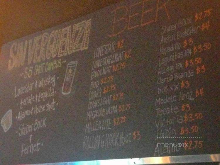 The Squeezebox - San Antonio, TX menu_pic