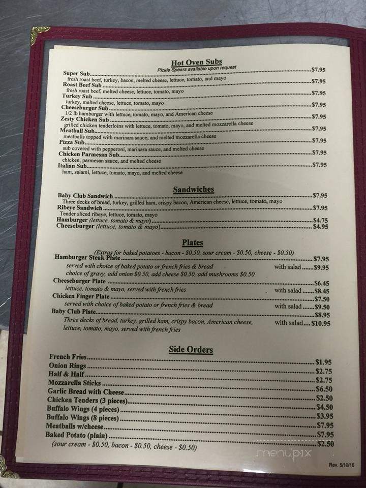 Taliano's - Seneca, SC menu_pic