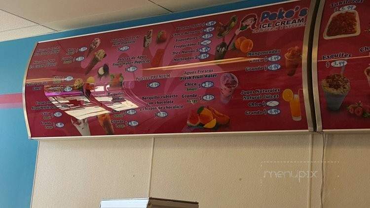 Peke's Ice Cream Paleteria & Neveria - Brentwood, CA menu_pic