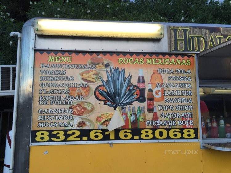 Hidalgo Taqueria - Houston, TX menu_pic