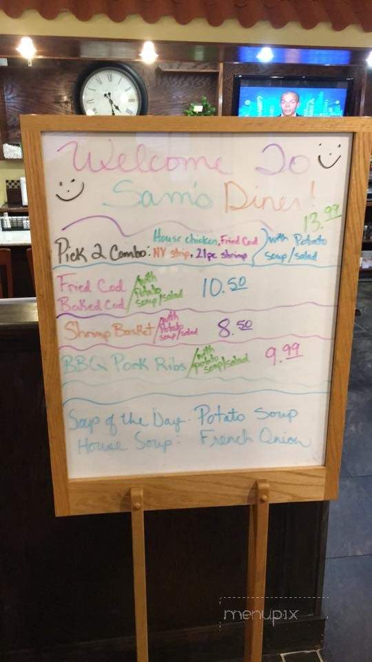 Sam's Diner - Davenport, IA menu_pic