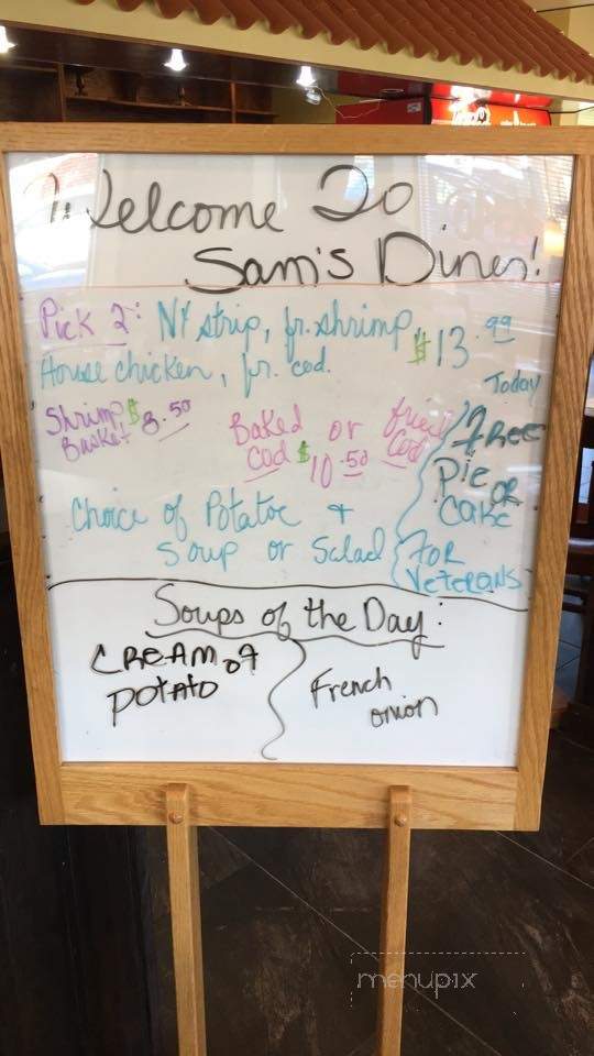 Sam's Diner - Davenport, IA menu_pic