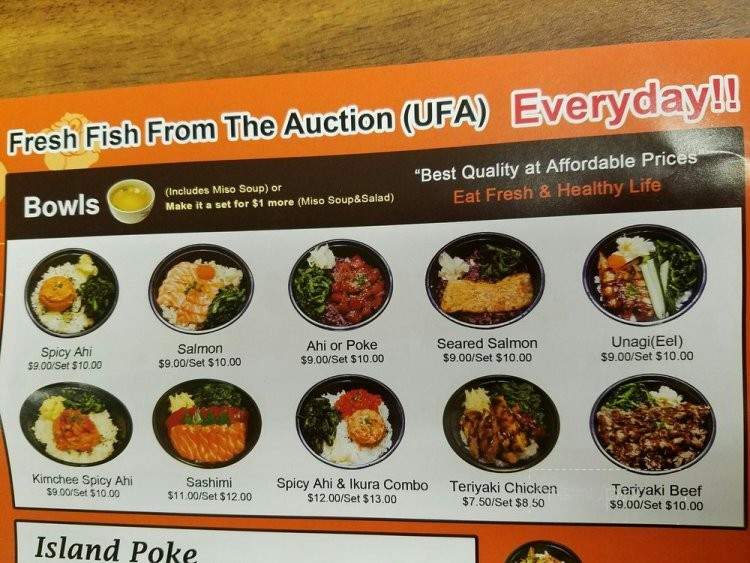 Ahi Lovers 2 - Honolulu, HI menu_pic
