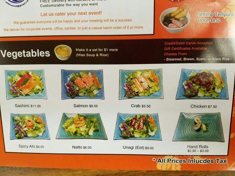 Ahi Lovers 2 - Honolulu, HI menu_pic