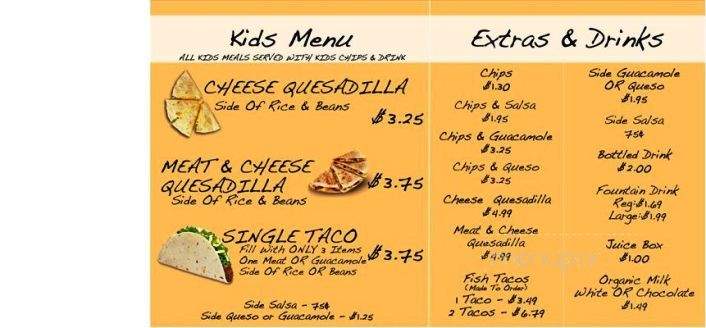 3 Peppers Mexican Grill - Albany, MN menu_pic