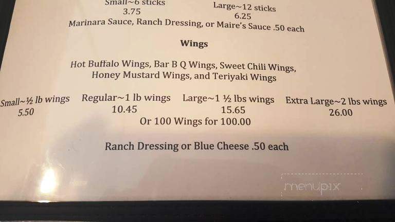 Pizza Marie - Stanton, TX menu_pic