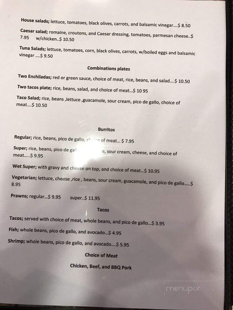 La Lupita Mexican Eatery - Richmond, CA menu_pic