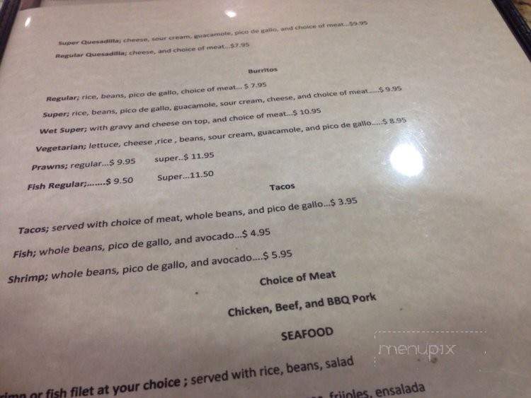 La Lupita Mexican Eatery - Richmond, CA menu_pic