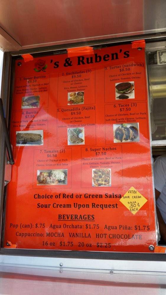 Rosa's & Ruben's - Cody, WY menu_pic