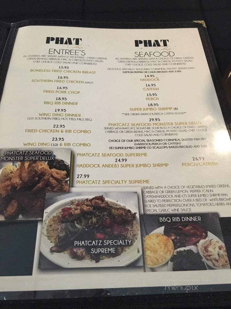 PhatCatz - Buffalo, NY menu_pic