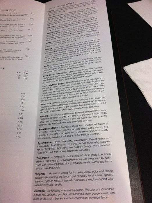 Le Grand Comptoir - Houston, TX menu_pic