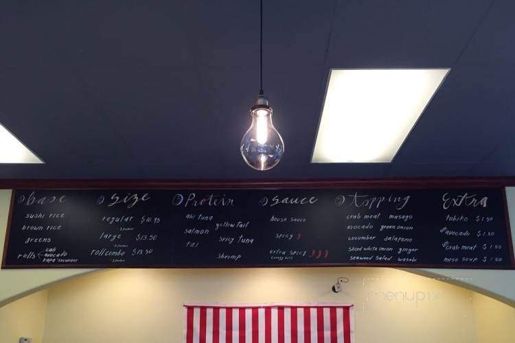 Poki Run - Milpitas, CA menu_pic